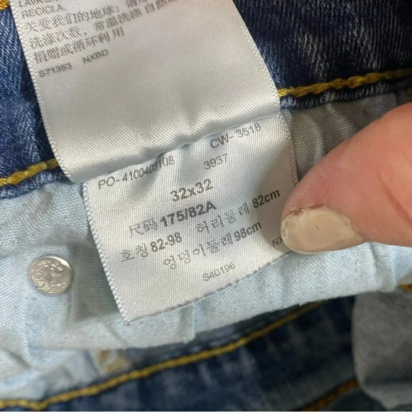 Levi's signature 32x32 distressed blue jeans‎ - Picture 5 of 6